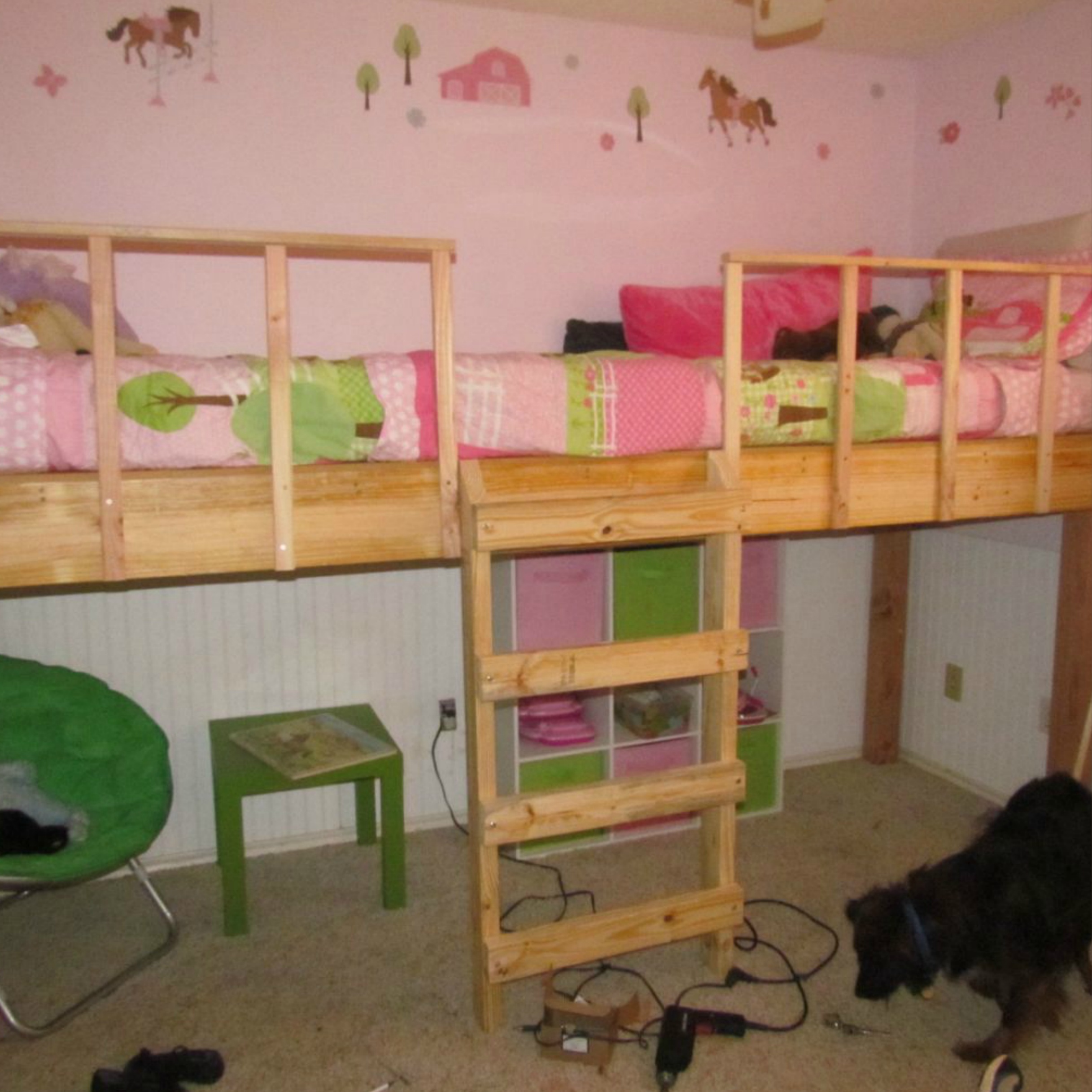 Girls New Loft Bed  Joys of Motherhood ~ Fontenot Style